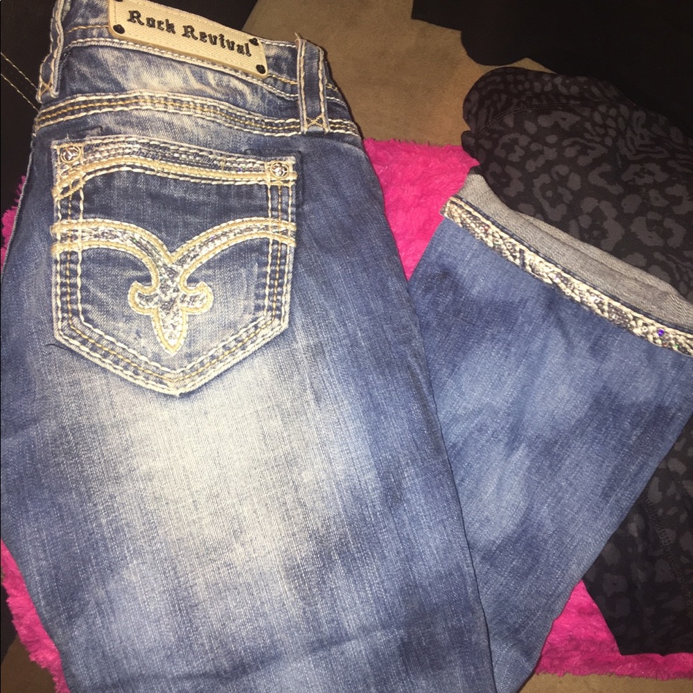 TRADE Rock revival cuffed capris